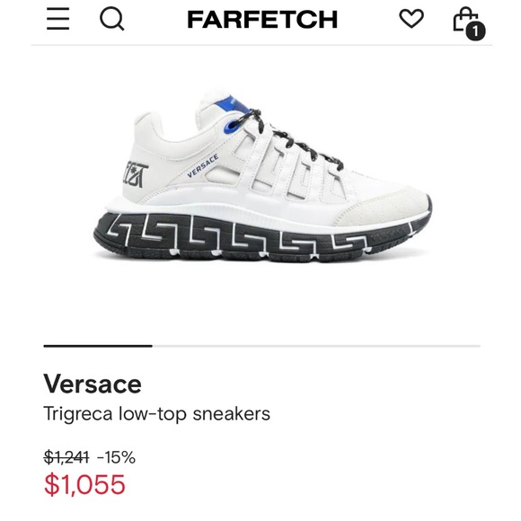 BNIB Versace Trigreca Sneakers - Picture 12 of 12